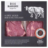Blackgate Dry Aged Beef Rib Eye Steaks (4 x 220g) 880g  Adomoo